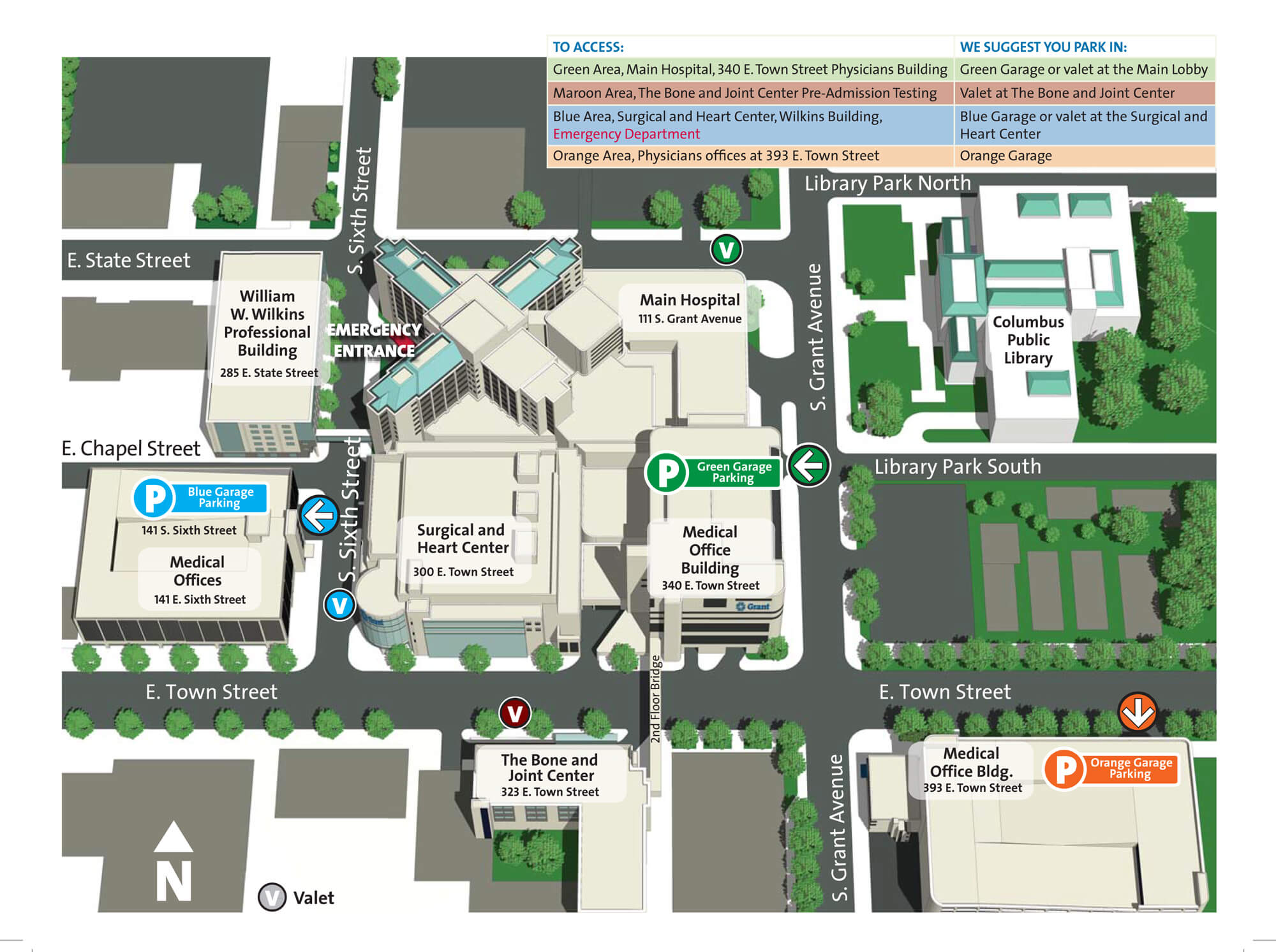 Ohiohealth Grant Medical Center Campus Map 